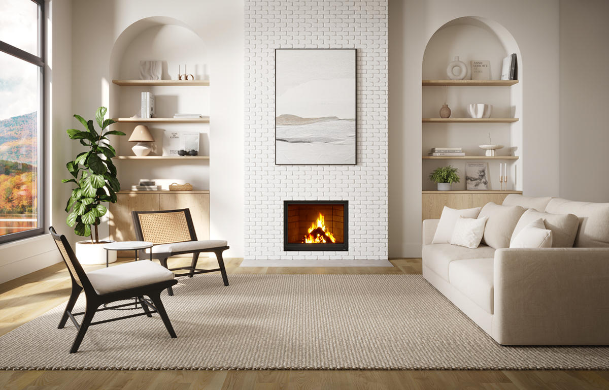 Antoinette - FP7D | Ambiance Wood Fireplace | Valcourt